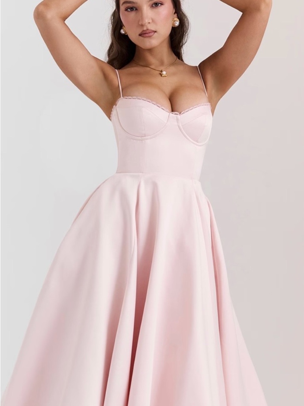 House of CB Pink Mademoiselle Gown